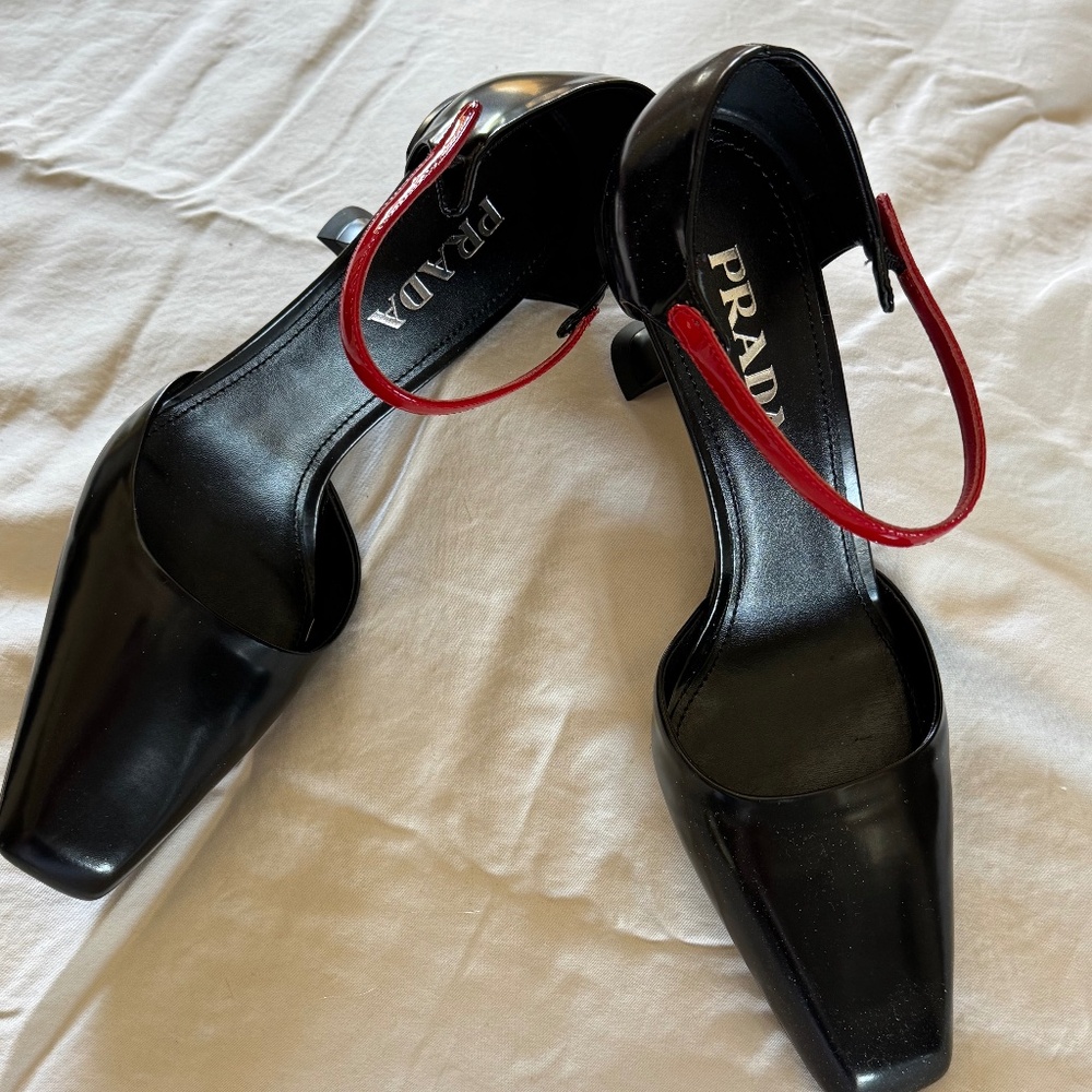 PRADA Sculpted Mary Jane Pumps